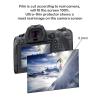 (3 Packs) Rieibi EOS R6 R7 Screen Protector - 0.33mm 9H Hardness Tempered Glass Film for Canon EOS R6 R7 EOSR6 EOSR7 - Anti-Fingerprint Anti-Scratch Ultra-Clear view 3
