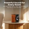 Edifier R1380T Powered Bookshelf Speakers, 2.0 Stereo Active Near Field Monitors, Studio Monitor Speaker, 42 Watts RMS (Brown) view 2