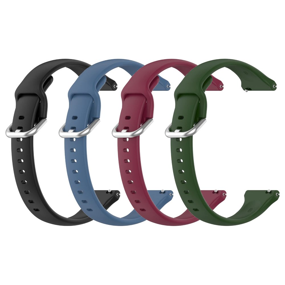 20MM Replacement Bands Compatible with Amazfit GTS 3/GTS 4/GTS/GTS 2 Mini/GTS 4 Mini/GTS 2/GTS 2e Bands Silicone Ultra-Thin Quick Release Sport Straps for Amazfit Bip U Pro/Bip U/Bip 3/Bip 3 Pro