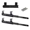 KDLKCT6 3 Folds Keyboard Slide - Rail for Keyboard, Full Extension Heavy Duty Runners 240mm 290mm Detachable Telescopic Drawer Repair Kit 45 Kg Load Capacity Black Quiet and No Noise - 1 Pair view 1