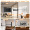 FORGING MOUNT Corner TV Wall Mount Long Arm TV Mount for 26"-65" TVs-Easy to Install Single Stud Design- 33" of Smooth Extension Plus Swivel,Tilt,Holds 99lbs,Universal Bracket Max VESA 400X400mm view 4