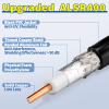 Bingfu Lora Antenna 3.3ft ALSR400 Ultra Low Loss RF Extention Cable - N Female to RP-SMA Male - with SMA Male Adapter Compatible with Helium HNT Bobcat Miner SyncroBit Gateway Sensecap Hotspot view 3