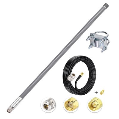 Bingfu 31.5inch 5.8 dBi 915MHz Helium HNT Lora Antenna - 10ft ALSR240 Low Loss Cable - Compatible with Nebra Bobcat 300 Cal-Chip RAK V2 Syncrobit SenseCAP M1 Helium HNT Miner Hotspot LoraWan Gateway