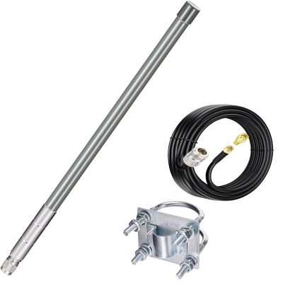 Bingfu 915MHz Helium HNT Lora Antenna 3dBi - 10ft ALSR240 Low Loss Cable - Compatible with Nebra Bobcat 300 Cal-Chip RAK V2 Syncrobit SenseCAP M1 Helium HNT Miner Hotspot Gateway