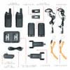 BTECH FRS-B1 2 Pack FRS Business, Adult Walkie Talkies, NOAA, High Output Two-Way Radio. Full Kit with Earpiece Kit, Holsters, Desktop Charger, Built in Flashlight, NOAA, and More view 2