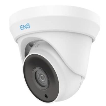 ENS SCC35T4M/28-H 5MP IR WDR TVI/AHD/CVI/CVBS Outdoor Turret Dome Camera with 2.8 mm Fixed Lens, BNC Connection