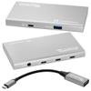 Plugable 5-in-1 Thunderbolt 4 Hub,Single 8K or Dual 4K Display, 4K HDMI Adapter Included, Thunderbolt 4/3, USB4,USB-C Expansion for Modern Mac and Windows Systems, Driverless view 1