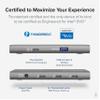 Plugable 5-in-1 Thunderbolt 4 Hub,Single 8K or Dual 4K Display, 4K HDMI Adapter Included, Thunderbolt 4/3, USB4,USB-C Expansion for Modern Mac and Windows Systems, Driverless view 2