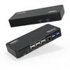 Plugable 12-in-1 USB C Triple Monitor Docking Station, Triple 4K Displays with 3X HDMI or 3X DisplayPort, Compatible with Mac, Windows, Thunderbolt, USB4, USB-C (100W PD, 6X USB Ports, Ethernet) view 1