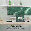 Plugable 12-in-1 USB C Triple Monitor Docking Station, Triple 4K Displays with 3X HDMI or 3X DisplayPort, Compatible with Mac, Windows, Thunderbolt, USB4, USB-C (100W PD, 6X USB Ports, Ethernet) view 4