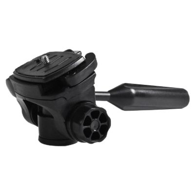 Kesoto Camera Tripod Head Compact Black Accessories Professional Precision Adjustment 3/8" 1/4" Adapter for Tripod DSLR