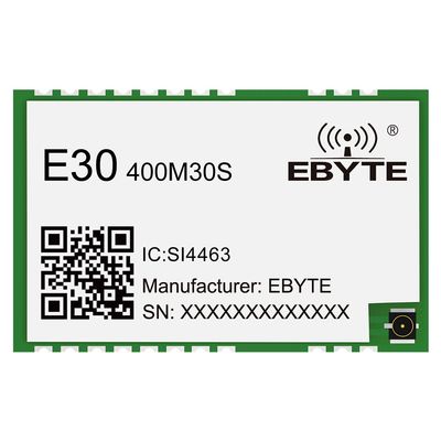SI4463 433MHz 470MHz RF Wireless Module 30dBm Distance 5.6KM E30-400M30S(4463) SPI Transceiver IPEX/Stamp Hole for Improve Production Efficiency, Good Diffraction Performance, Monitor Every Detail