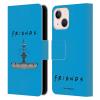 Head Case Designs Officially Licensed Friends TV Show Fountain Iconic Leather Wallet Case Compatible with Apple iPhone 13 Mini view 1