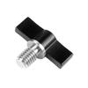 BGNing Threading Rotating Knob, Adjustable Thumb Lever Screw, 3/8 * 14mm Thumbscrew Locking Knob T Shape Wrench for Camera Photography Diving Accessories view 4
