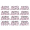 12 PCS Artificial Flower Wall Panels 24" x 16" Decorative Hydrangea and Rose Flower Backdrop Panels Wedding Party Event Decoration Photo Backdrop Decor (12 PCS, Pink + White) view 1