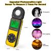 Kethvoz KE-881D Digital Illuminance - 0.1~400,000 Lux Range Light Meter, Foot Candle Tester for Photography, LED Grow Lights, Aquarium, Indoor Lighting Measurement view 4