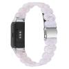 Compatible with Samsung Galaxy Fit SM-R370 Bands for Women Men, Adjustable Resin Replacement Watch Bands Straps Wristbands Bracelet Fit for Samsung Galaxy Fit Fitness Tracker (White) view 2