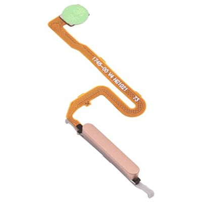 Fingerprint Scanner Flex Cable Touch ID Sensor Home Button Key Smartphone Repair Parts for Xiaomi Redmi Note 10 Pro - Gold