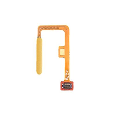 Fingerprint Scanner Flex Cable Mi11 Lite 5G Touch ID Sensor Home Button Key Smartphone Repair Parts for Xiaomi Mi 11 Lite - Gold