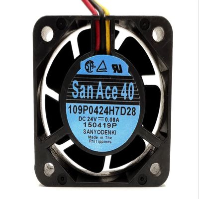 109P0424H7D28 40X40X15MM 24V 0.08A 3-Wire Cooling Fan