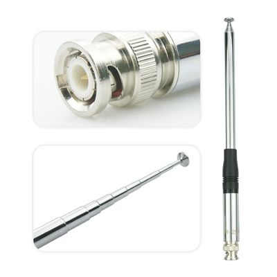 28-29MHz BNC Male Connector Telescopic Antenna 130cm/51.18inch Long Antenna 28-29MHz CB Radio Telescopic Antenna