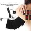 USB Electric Cloth Heater, USB Heating Pad for Coat, Five Portable Foldable Heater Pads Adjustable Temperature Heating Warmer Tool for Outdoor Winter Clothes Seat Pet Dogs and Cats Warmer view 2