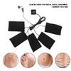 USB Electric Cloth Heater, USB Heating Pad for Coat, Five Portable Foldable Heater Pads Adjustable Temperature Heating Warmer Tool for Outdoor Winter Clothes Seat Pet Dogs and Cats Warmer view 4