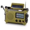 HQ ISSUE Dynamo Emergency Radio Hand Crank Solar Portable W/AM FM, NOAA Weather Alert, Shortwave, & Flashlight Olive Drab view 1