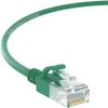 InstallerParts (50 Pack Ethernet Cable CAT6 28AWG Booted Slim Cable 6 FT Green - Professional Series - 10Gigabit/Sec Network/High Speed Internet Cable, 550MHZ view 1
