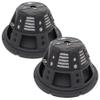 3pkg - Pair of HFX12D4 12" Subwoofer + ZG-1200.1D Monoblock Amplifier + AKK44 Amplifier Kit view 3
