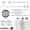 InstallerParts (10 Pack Ethernet Cable CAT6 28AWG Booted Slim Cable 1 FT Gray - Professional Series - 10Gigabit/Sec Network/High Speed Internet Cable, 550MHZ view 4