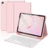 BQSS for iPad Air 11 Inch Case with Keyboard M3/M2 (2025/2024), Wireless Keyboard Case for iPad Air 10.9 Inch 5th/4th Generation (2022/2020) Detachable for iPad Pro 1st Case with Pencil Holder Pink view 1