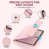 BQSS for iPad Air 11 Inch Case with Keyboard M3/M2 (2025/2024), Wireless Keyboard Case for iPad Air 10.9 Inch 5th/4th Generation (2022/2020) Detachable for iPad Pro 1st Case with Pencil Holder Pink view 4