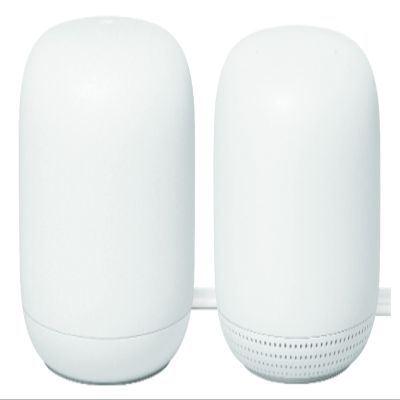 Google Nest Wifi - AC2200 (2nd Generation) Router and Add On Access Point Mesh Wi-Fi System (2-Pack, Snow)