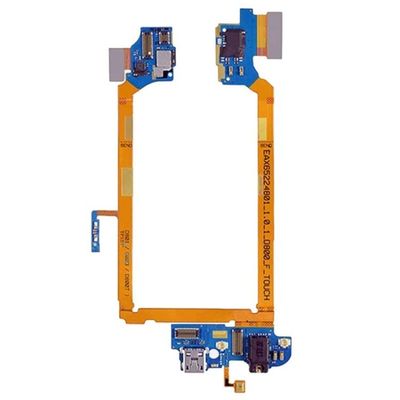 CHENYAN USB Charging Connector Port Flex Cable & Earphone Audio Jack Flex Cable & Microphone Flex Cable for LG G2 / D800 / D801 / D803 / D800T