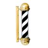 ZZYYZZ 25" Barber Pole Light, Gold Barble Pole, for Indoor Outdoor Outside view 1