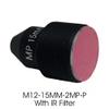 M12 2MP 15mm Pinhole Lens with 650nm IR Filter 2.0Megapixel 1/2.7" Aperture F1.6 28.3degree for CCTV IP Surveillance Camera view 2
