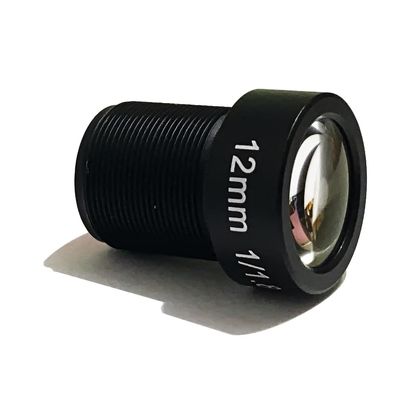 4K Lens 12mm 1/1.8 Inch 34D M12 HFOV 10MP Lens
