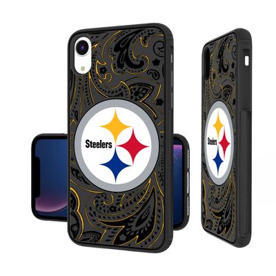 Keyscaper Pittsburgh Steelers iPhone Paisley Design Bump Case