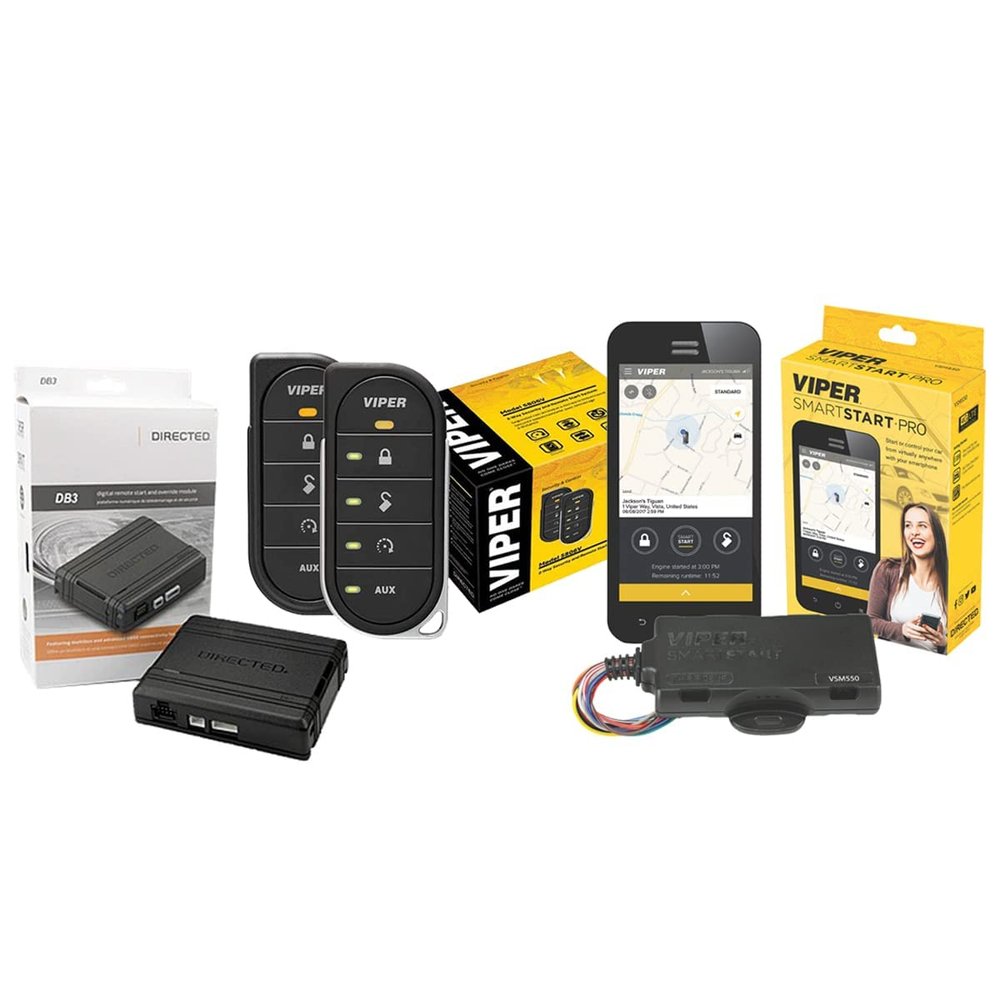 Viper 5806V Car Alarm and Remote Start System Bundled with + (1) DB3 Bypass Module + (1) VSM550 SmartStart GPS Module (Renewed)