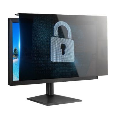 JCSKY Computer Privacy Screen Protection Filter for Widescreen Monitor, Blue-Light Anti-Glare Data Confidentiality Anti-Scratch Screen Protector,17in(354 * 290mm)