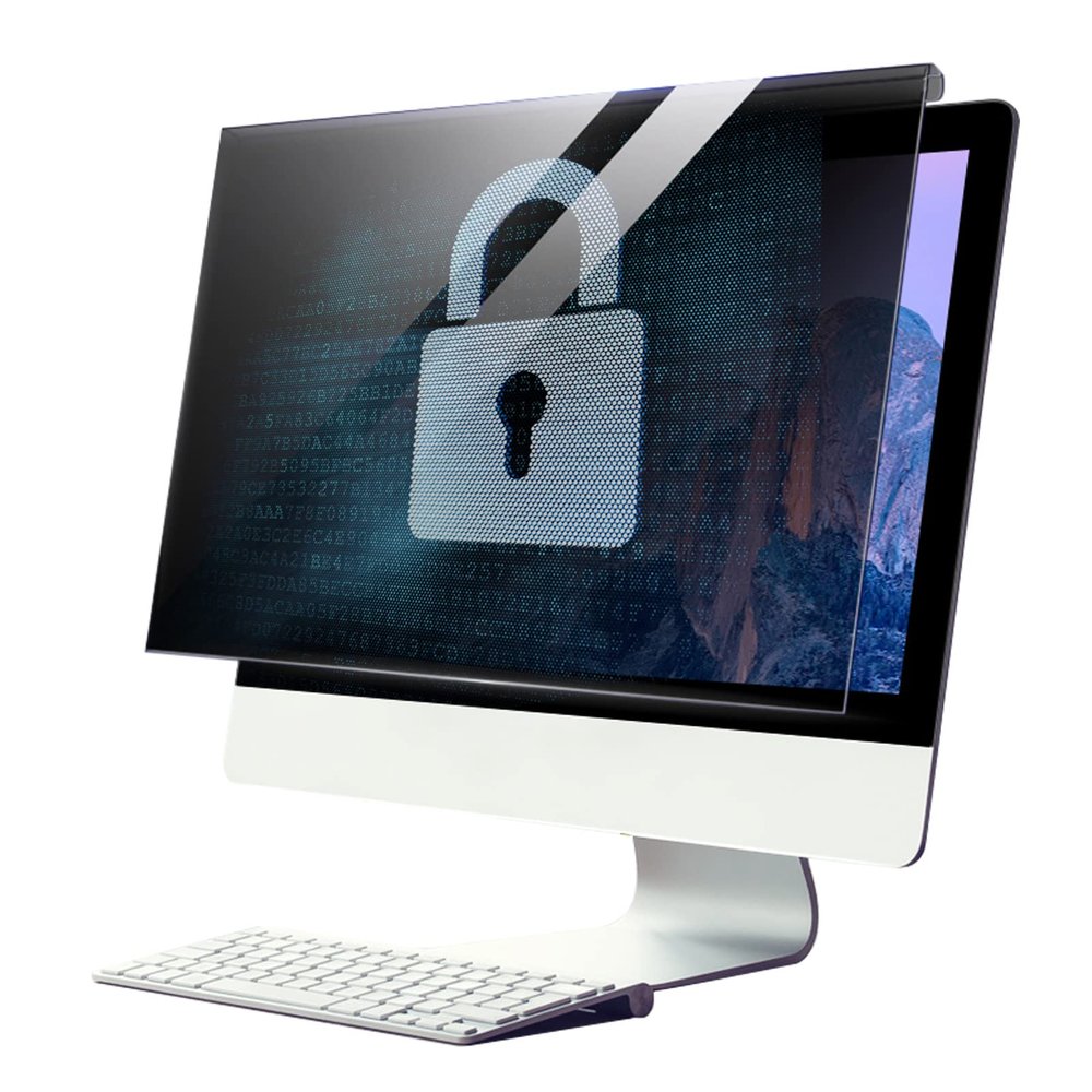 JCSKY Screen Protector Privacy Screen Panel for Diagonally 17-32 inches Computer Monitor, Anti Blue Light and Easy Installation, Anti-Scratch Screen Panel,24in(547 * 320mm)