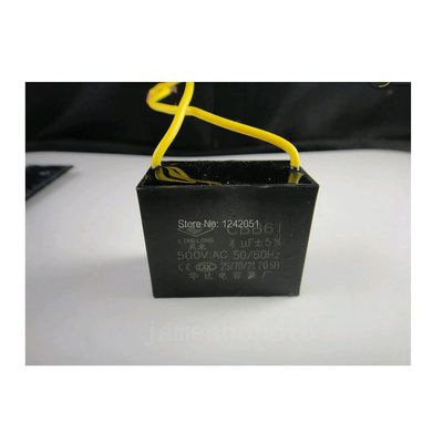 10pcs Fan Capacitor Metallized Capacitor Start Capacitor CBB61 500VAC 4.0uF