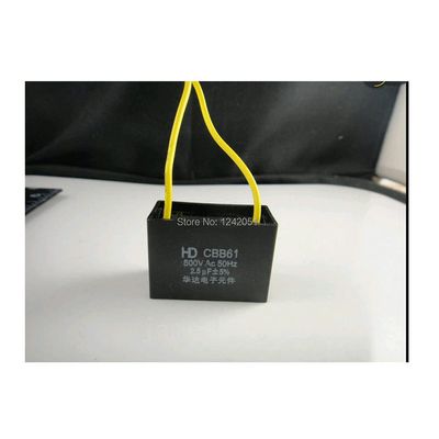 10pcs Fan Capacitor Metallized Capacitor Start Capacitor CBB61 500VAC 2.5uF