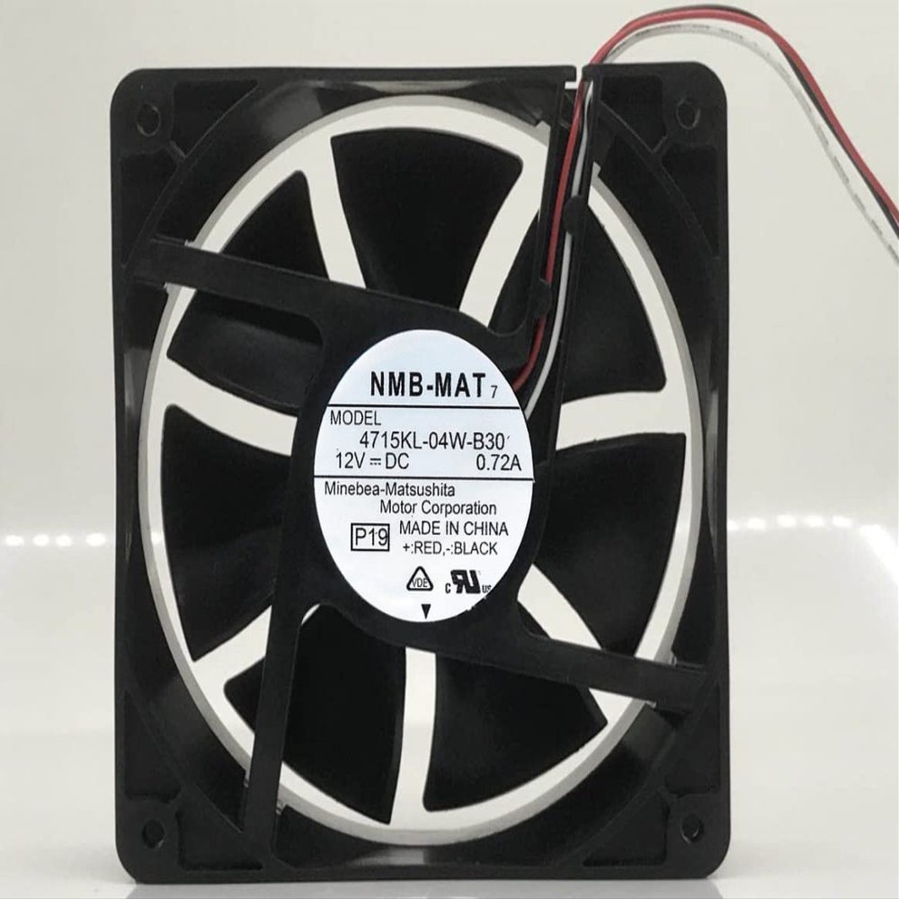 4715KL-04W-B30 120x120x38mm 12V 0.72A 12CM 3-Wire Cooling Fan