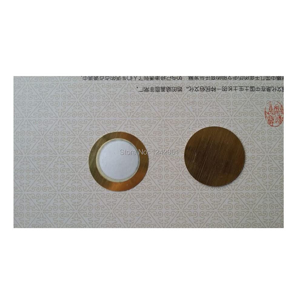 50pcs 27mm Thickness 0.33mm Piezo Disc for Buzzer Pressure Sensor Speaker DIY