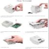 Raspberry Pi 4 Case, DIN Rail ABS Case for Raspberry Pi 4, Large Inner Space, Injection Moduling view 4