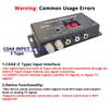 RF Modulator RCA to Coaxial Converter UHF Adapter w/Channel Switch for TV Tuner Satellite Set-top/Cable Box VCRs Bule-ray/DVD Players Roku Fire Stick NS AV Composite Video to Analog NTSC Coax TV view 2
