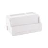 Cable Management Box Multifunctional Cable Management Box Power Strip Storage Box Home Cable Power Plug Storage Box with Phone Holder 10.9*5.7*5.3 InchesABS for TV Computer Hide Power Strips Cords view 1
