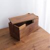 Cable Management Box Wood Cord Organizer Box Desktop Tidy Power Strip Anti Dust Box Cable Organizer for Cable and Cord Management , Surge Protection and Children Safety for TV Computer Hide Power Stri view 4